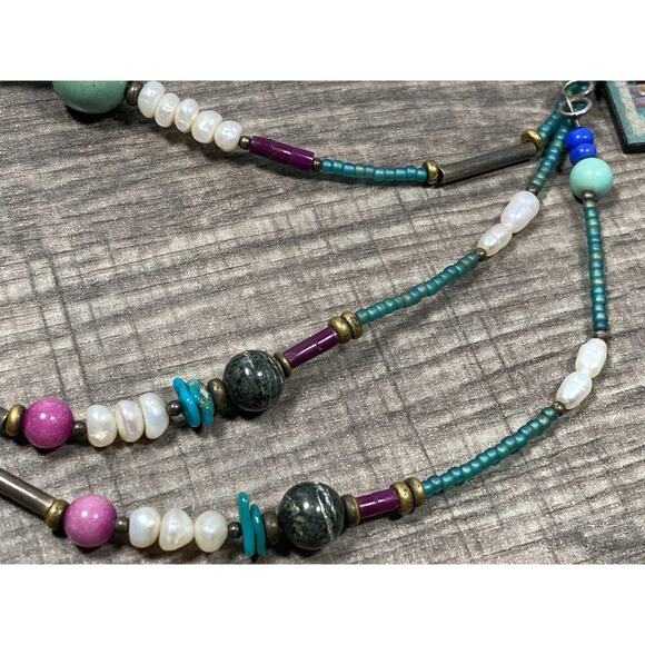 Artisan Handcrafted Lauren Pollaro Sterling Silver Mixed Media York Maine Art - Picture 10 of 10